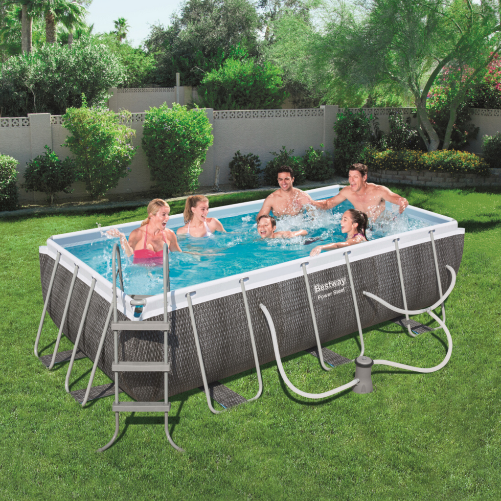 Rectangular Steel Pro Pool Set